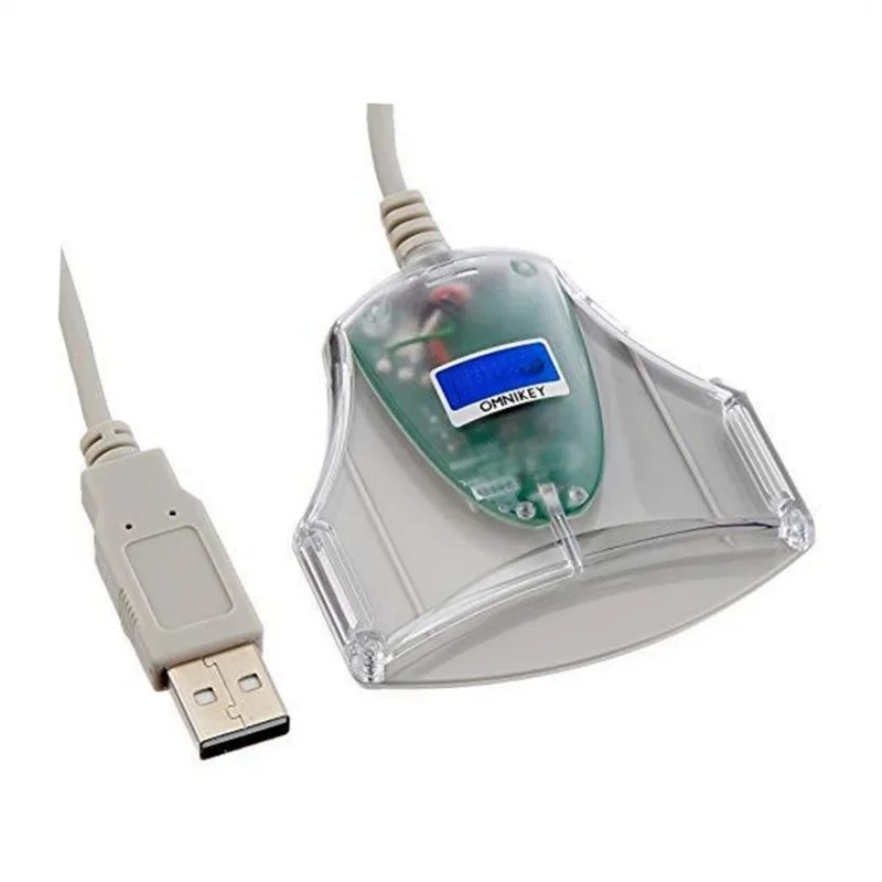 Imagem -02 - Adaptador do Leitor Usb para Hid Omnikey Cardman Cartão Inteligente 3021 Hid3021 3021