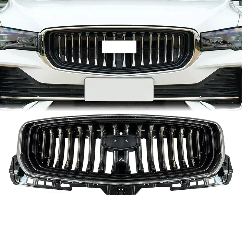 Car Front Bumper Grill for GEELY Monjaro 2021-2023 Mask Net Radiator Grille body kit Car Accessories