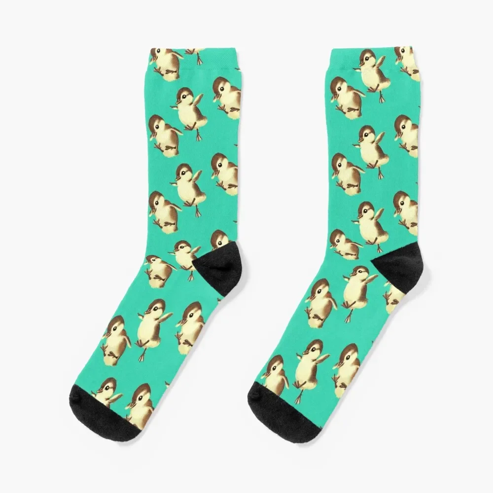 

Airborne Baby Ducks Socks cartoon designer brand Men's Socks Women's