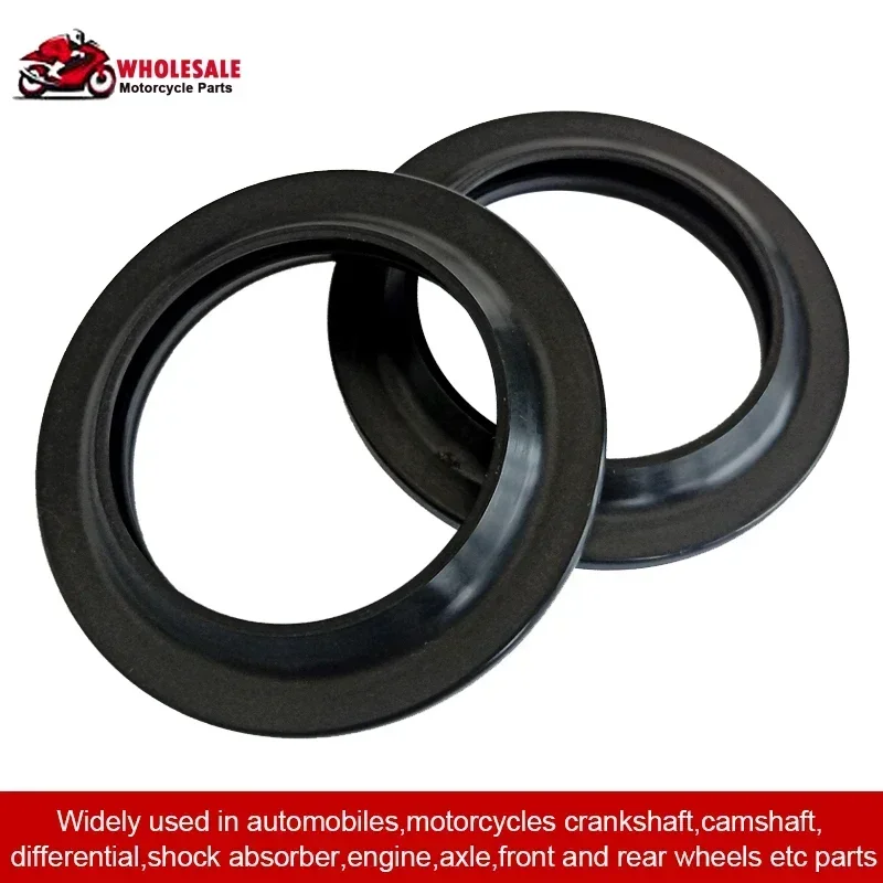 2pc/4pc/8pc 43x55x11 43 55 11 Front Shock Fork Damper Shaft Oil Seal Dust Cover For VICTORY POLARIS 1634 KINGPIN TOUR 2008 2009