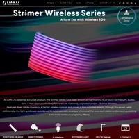 LianLi Strimer inalámbrico, nuevo cable de extensión de iluminación de cuarta generación 5V ARGB, control inalámbrico, 24 pines/CPU 2 × 8 pines/GPU 12V-2X6