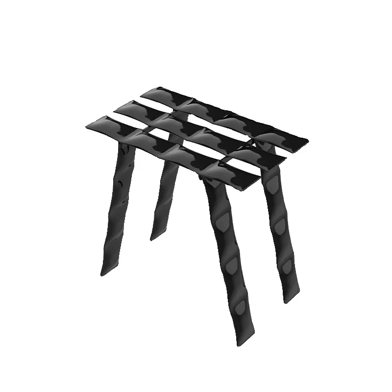 

Stainless steel low stool light luxury high sense minimalist living room stool Internet celebrity simple shoe stool