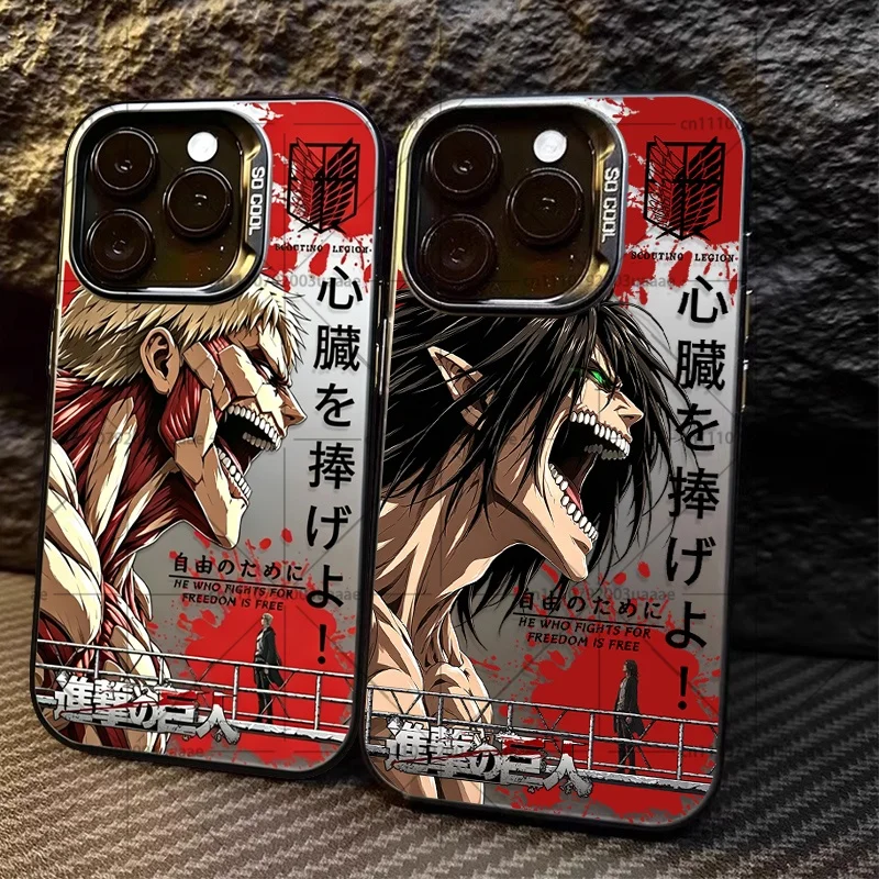 Attack On Titan Eren Yeager Armored Titan Case for Samsung Galaxy S25 Edge S26 S24 S23 Ultra S22 S21 Plus FE A57 A37 A17 A07 4G