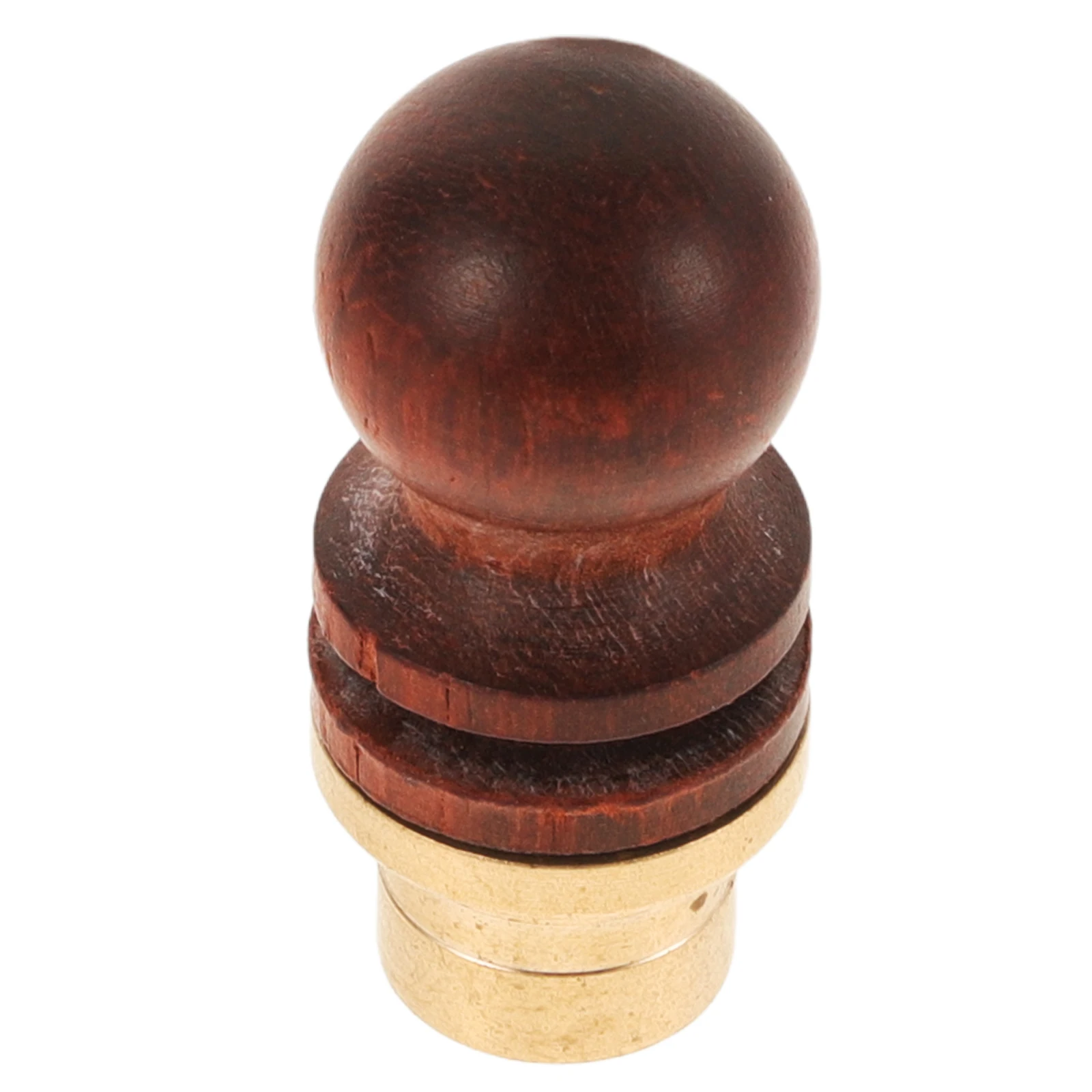 

Solid Wood Stoppers Gourd Shaped Bottle Plugs Reusable Decorative Brass Toppers Fine Craftsmanship Traditional Accessories