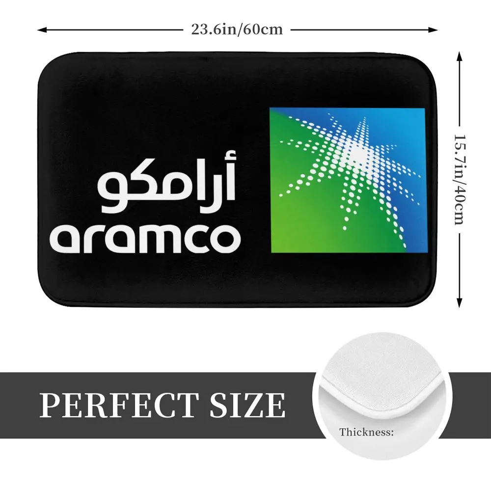 NEW Saudi Aramco Printed Doormat Floor Mat Home Creative Mat Super Soft Absorbent Bathroom Door Mat Door Entrance Mat