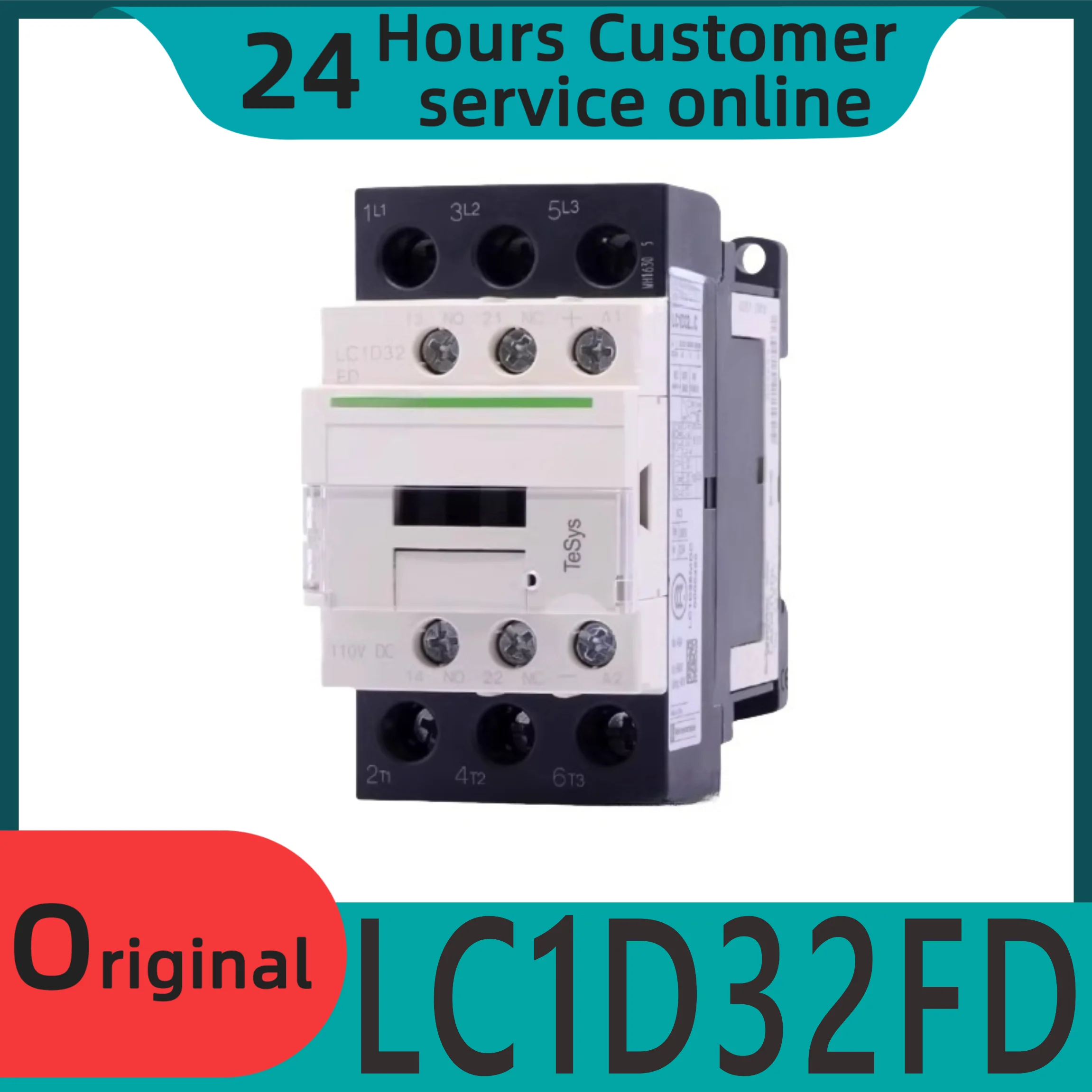 

New original LC1D32FD 32A DC110V three pole three pole DC contactor