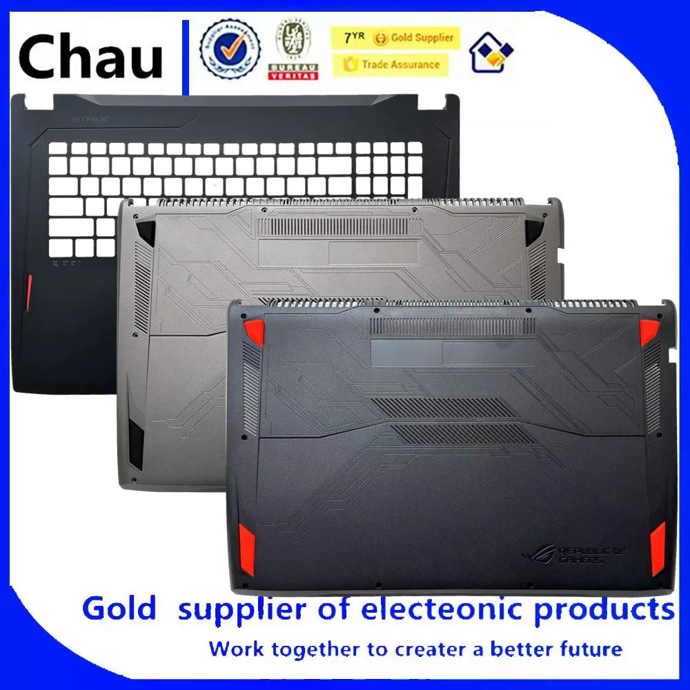 

New For Chau GL702VS GL702 S7 S7VS S7VM Laptop Upper Case Palmrest Cover/ Bottom Base Cover 13NB0CQ1AP 13NB0DZ3AP 13NB0DZ1AP