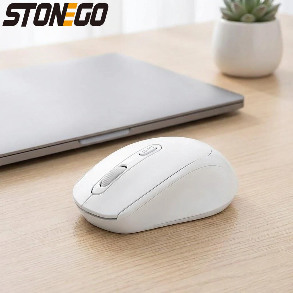 Wireless Bluetooth Mouse Silent Ergonomic Gaming Office for Laptop PC Dual Single Mode Computer Mouse