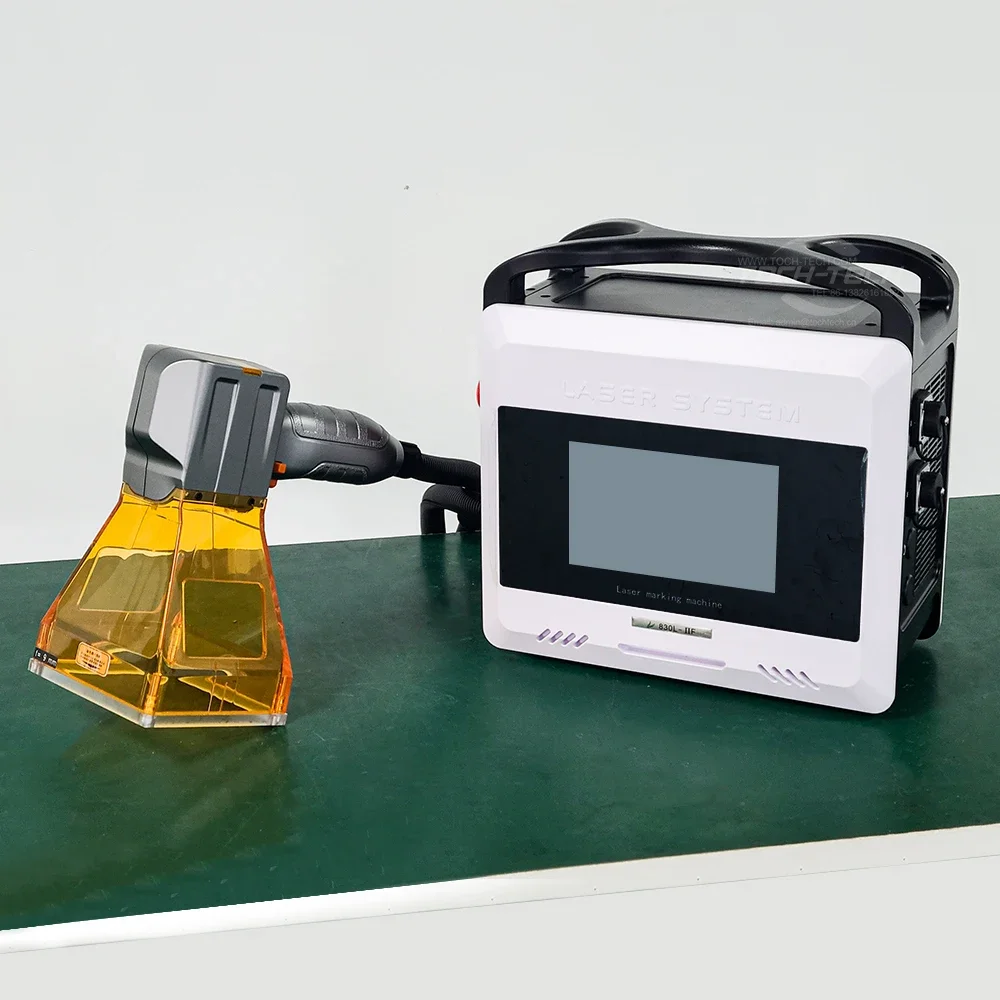 Mini macchina per incisore di fibre intelligente ad alta velocità 20w 30w Macchina per marcatura di fibre portatile portatile per metallo