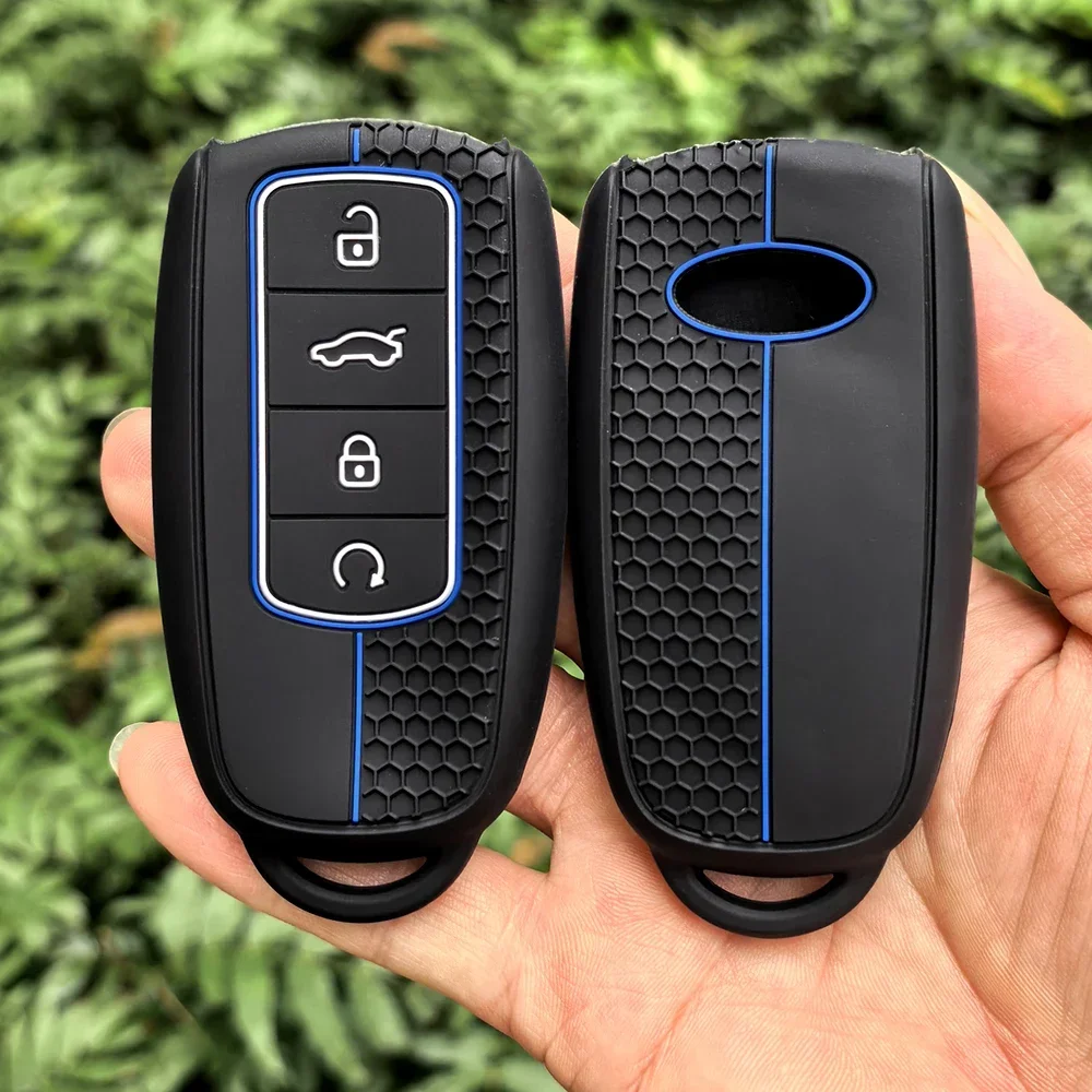 

New Luxury Silicone For Chery Omoda 5 C5 Tigo 7 8 Pro Max Tigo 7 8 Plus Arrizo 5 Plus Car Keys Accessories Holder Cover Case