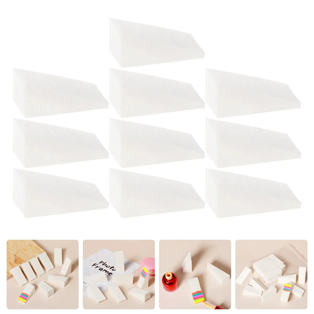 

30Pcs Manicure Triangle Sponge Stamper Gradient Dyed Nail Art DIY Tools Home Salon Use Nail Coloring Stampers Manicure Stamper