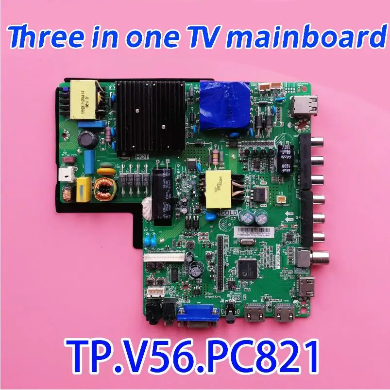 

100% test shipping New for TP.V56.PC821 LED Large size motherboard have remote control liquid crystal TV