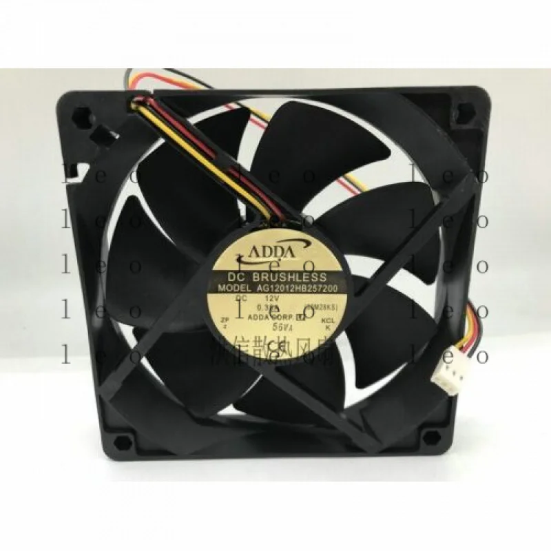 

BB 1 PCS for ADDA Fan AG12012HB257200 DC 12V 0.36A 12025 12CM 3-wire cooling fan