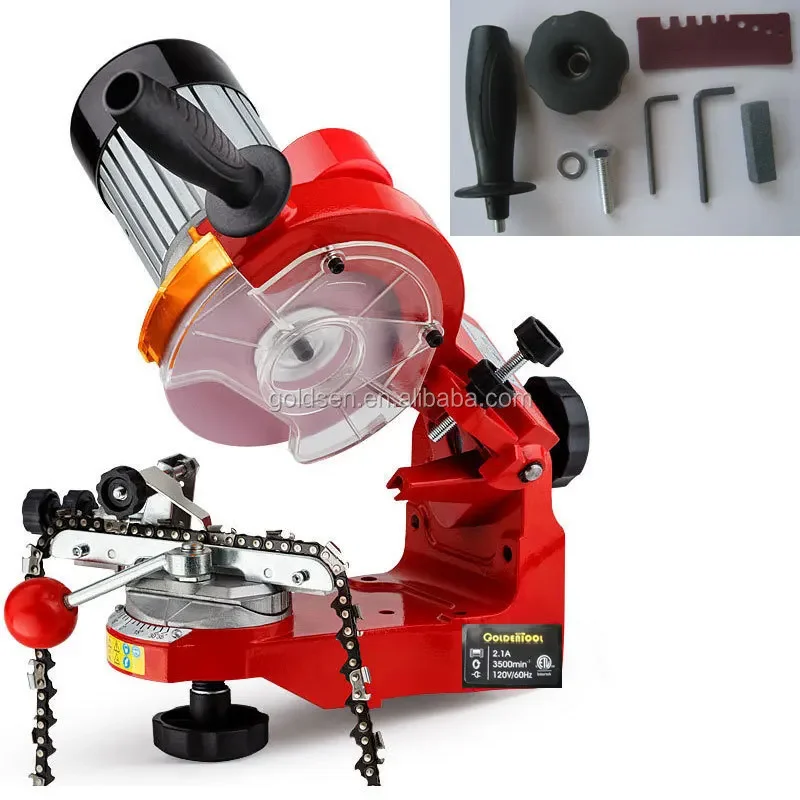 TOLHIT 145mm 230W Low Noise Electric Power Chain Sharpening Grinder Sharpener Tools Grinding Machine For Saw Chain