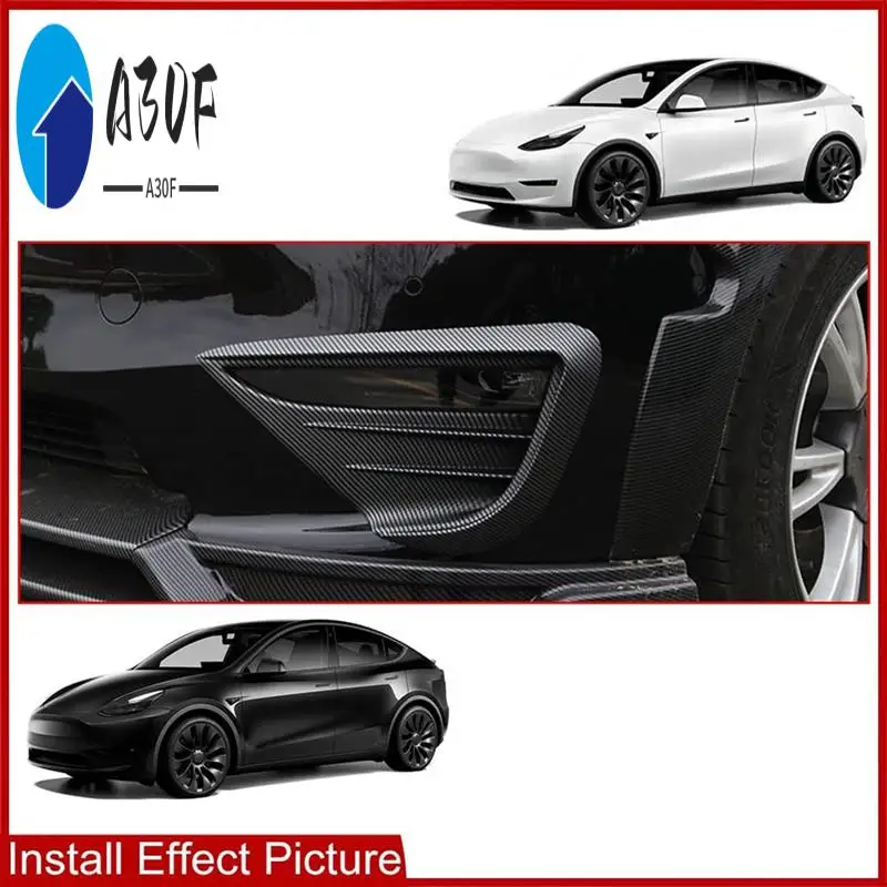 

A30F-2 шт., спойлер противотуманной фары, накладка на лезвие для Tesla Model Y 2021 2022 2023
