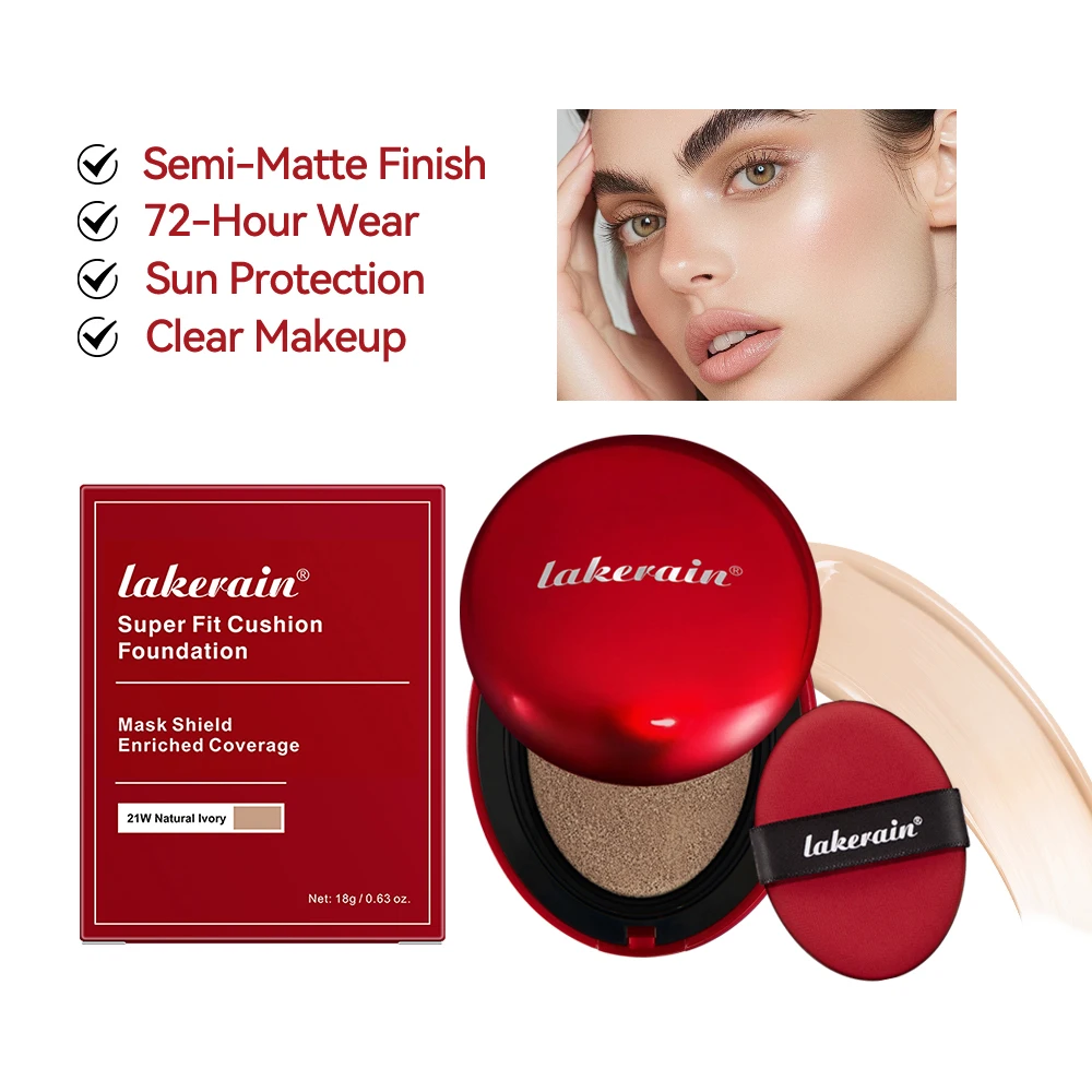 Sun Protectio Air Cushion Foundation 12 Colors CC Cream Concealer Whitening Makeup Waterproof Cosmetics Brighten Face Base Tone