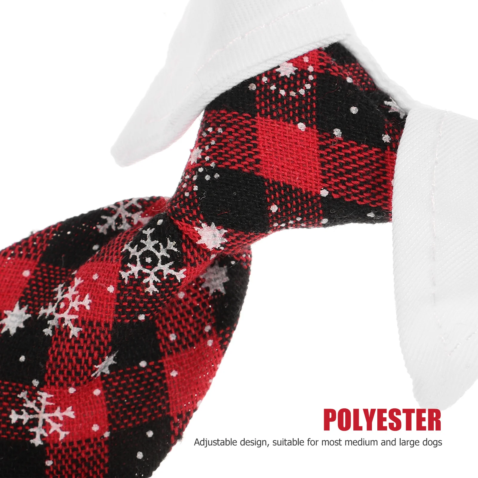 

Adorable Plaid Pet Neck Tie For Dog Cat Adjustable Festival Party Accessory Comfortable Dog Tie For Large Medium Dogs Christmas