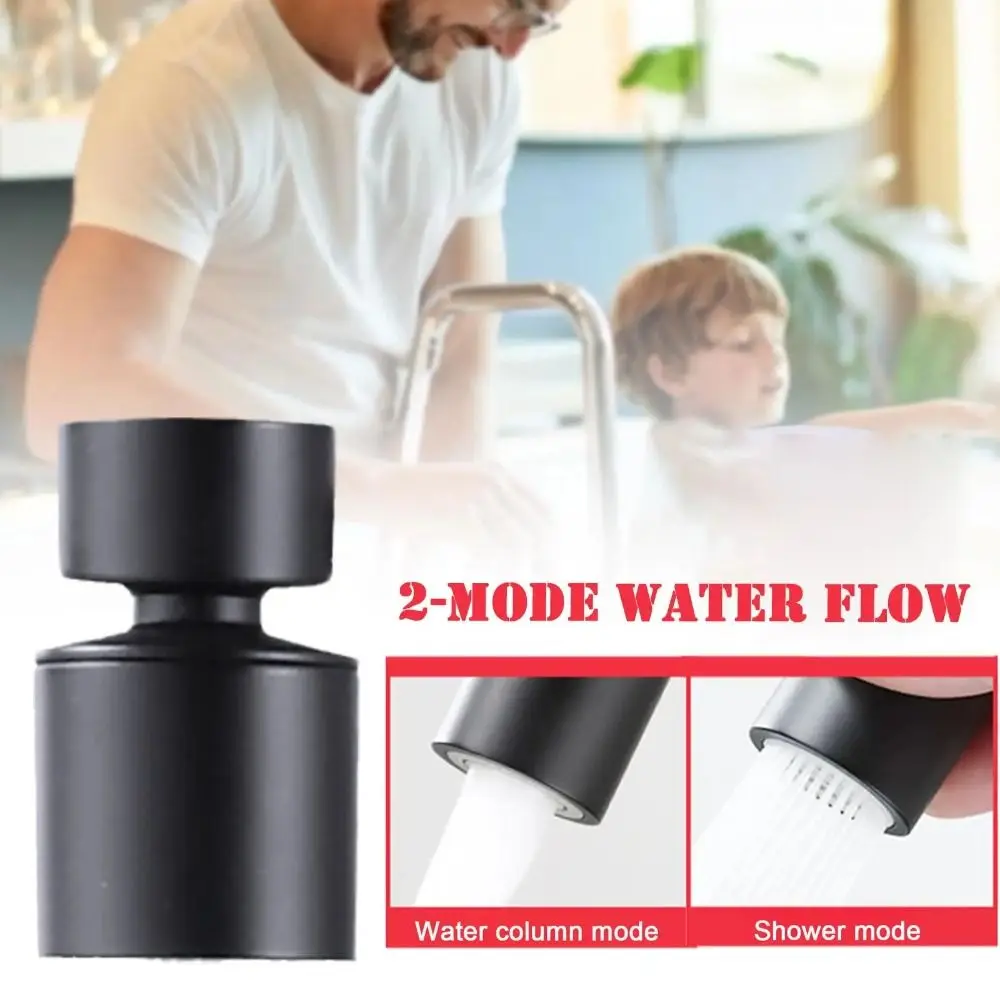 New 2 Mode Kitchen Faucet Spray Head Filter Adjustable 360° Rotary Splashback Tap Nozzle Bubbler Kitchen Sink Faucet Aerator