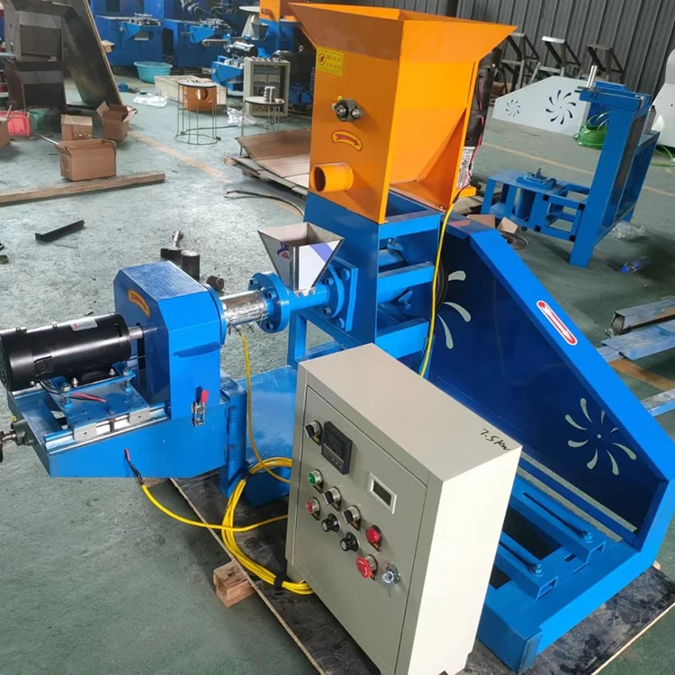 Автоматическая машина для обработки стального корма для домашних животных, новый экструдер для корма для рыб и собак, машина для производства сухих кормов для собак