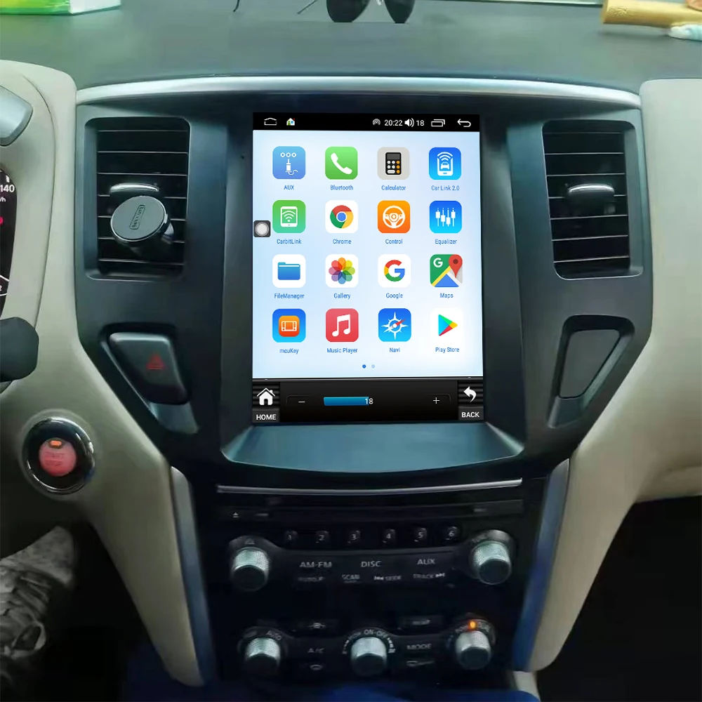 

Для Nissan Pathfinder 2011-2020 Система Android 12 GPS-навигация автомобильное радио аудио авто стерео Мультимедийный Плеер Беспроводной Carplay
