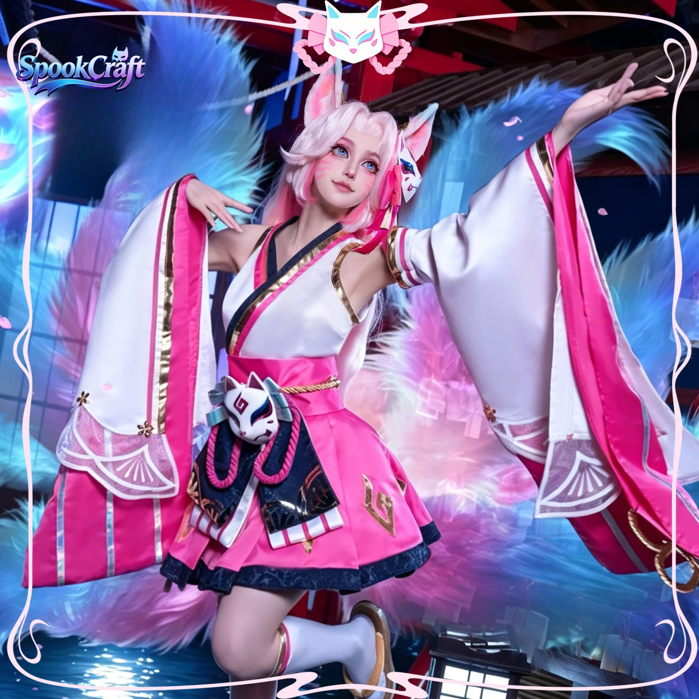 ชุดคอสเพลย์ LOL TFT ชิบิ อารี  - Anime Cosplay Photoshoot บทวิจารณ์และราคา
