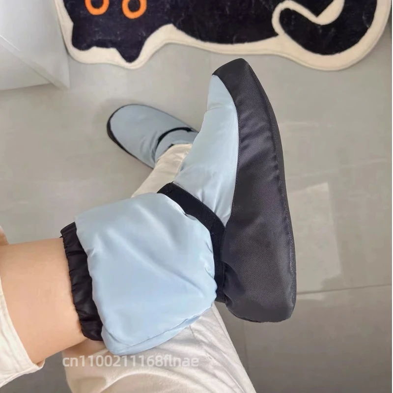 أحذية الباليه الدافئة، أحذية نسائية قطنية لممارسة الرقص بنعل ناعم، أحذية رقص شتوية دافئة سميكة احترافية للأطفال #3