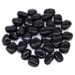 Natural Tumbled Stone Black Obsidian Reiki Healing Crystal Minerals Quartz Bulk Gemstone Home Decor Fish Tank Aquarium Specimen