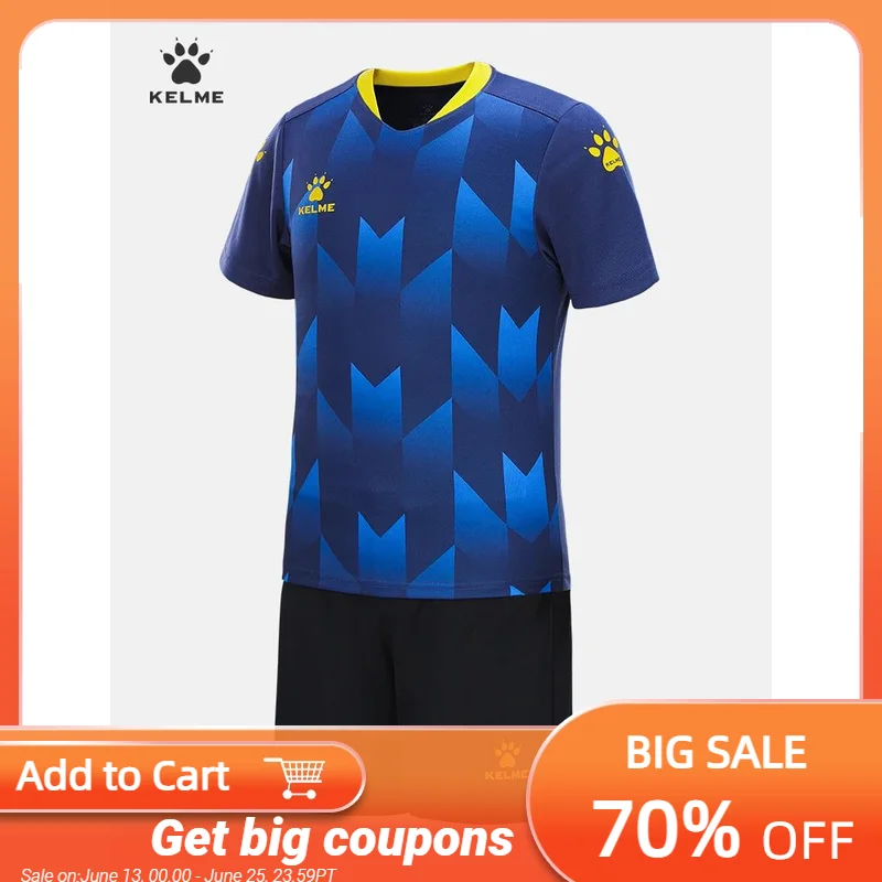 

KELME Детские футбольные майки на заказ, футбольные майки вратаря Team Suis, тренировочные дышащие футбольные майки с короткими рукавами для мальчиков 8251ZB3003