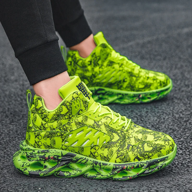 2023 Camouflage Sneakers Fashion Trend Student Sports Low Dunk Male Green Basketball Shoes Winter Leather Men Shoes Waterproof