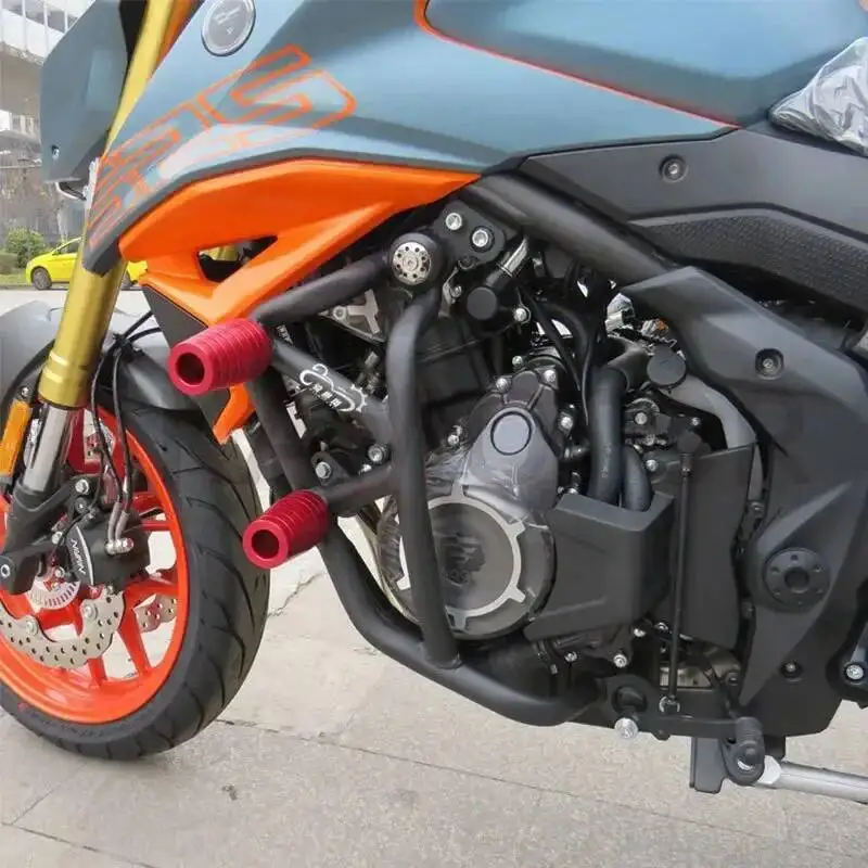 

Modified Bumper With 2 Pairs Of Anti-fall Sticks For Loncin Voge Lx500-r 525r