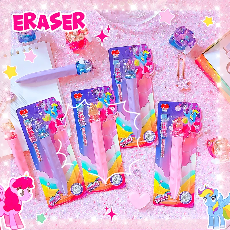 Kawaii Aesthetic stationery items School teacher gift Office Supplies classroom back to school cute Rubber unicorns erasers