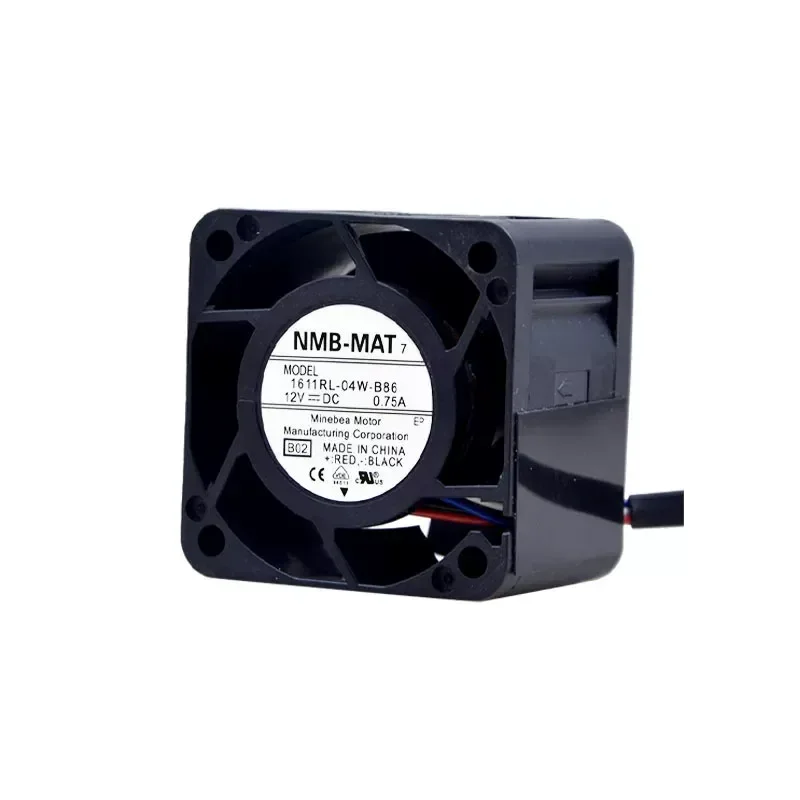 High Speed Violent Cooling Fan for NMB-MAT7 4028 4CM 12V 0.75A 1611RL-04W-B86