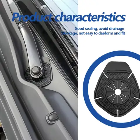 실리콘 앞 유리 와이퍼 암 구멍 보호 커버, 전면 와이퍼 보호 가드, 방진 와이퍼 암 보호 커버 실리콘 앞 유리 와이퍼 암 구멍 보호 커버, 전면 와이퍼 보호 가드, 방진 와이퍼 암 보호 커버