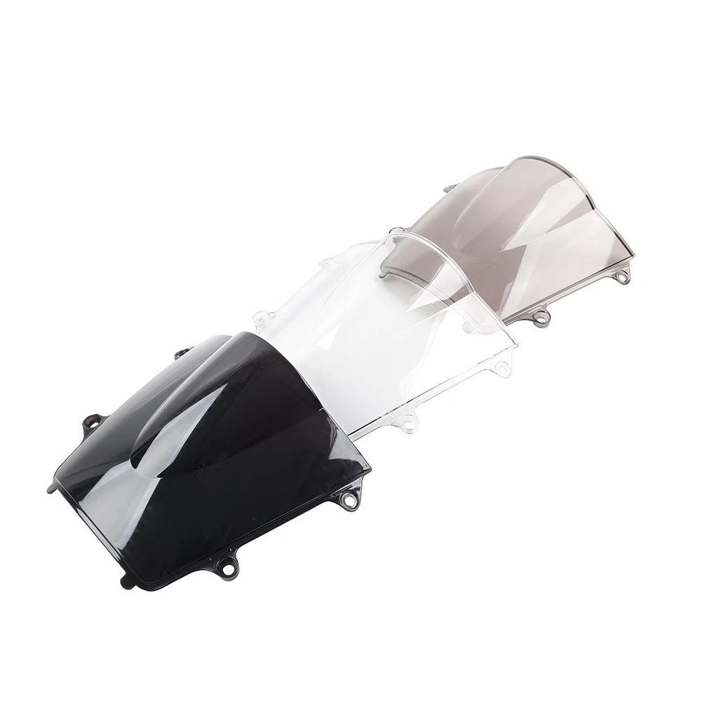 1Pc Black/Transparent/Tan Motorbike Front Windscreen Windshield Wind Deflector Plastic For Honda CBR600RR F5 2013-2024