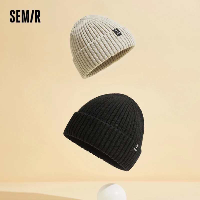 Semir Stylish Hat Knit Men Autumn Winter 2025 Beanie Soft Warm Elastic Cozy Protection Couple