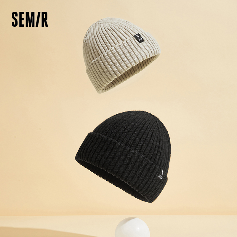  Semir Stylish Hat Knit Men Autumn Winter 2025 Beanie Soft Warm Elastic Cozy Protection Couple 