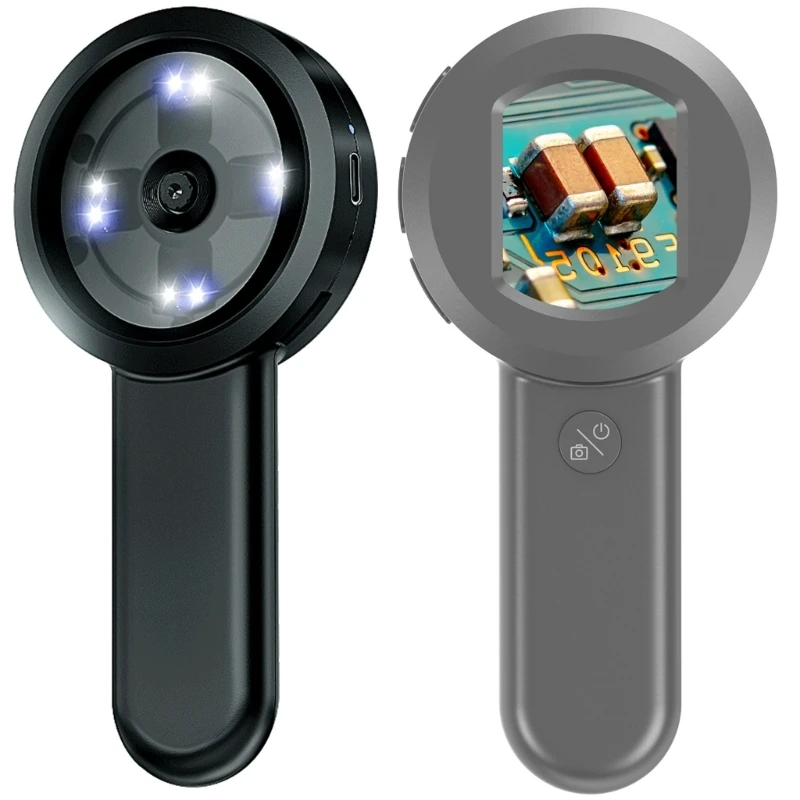 

Модернизированный микроскоп с 2-дюймовым дисплеем. Ручной микроскоп для измерения фотографий. Подходит для студентов и