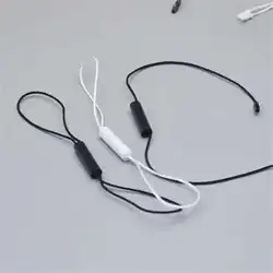 1000pcs Seal Tag Cotton Strings Bullet Plug, Loop Lock Cord Fastener Plastic Buckle Head Snap Rope Thread Hang Price Tags