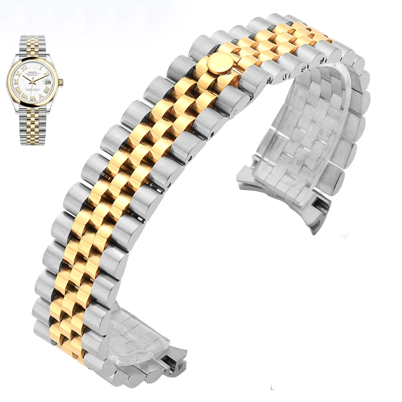 904 Watch band For Rolex DATEJUST DAY-DATE OYSTERPERTUAL DATE Stainless Steel Watch Strap Men And Women Bracelet 20mm 21mm