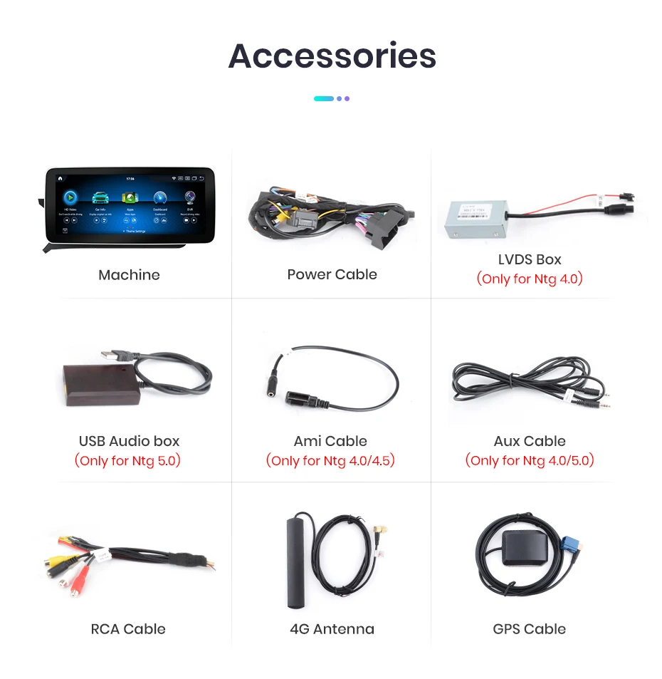 Junsun KSW Qualcomm 665 CarPlay Für Apple Auto Radio Multimedia Für Mercedes-Benz C Klasse W204 S205 C204 2007-2018 4G WiFi Stereo – Detail 23