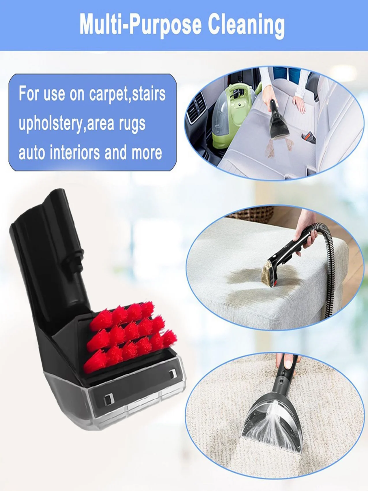 B64B-outil de brosse pour taches dures-remplacement pour Bissell 1400B, 1400W, 1425, 1986, 2290A, 2458, 3194, 3353, 3588F