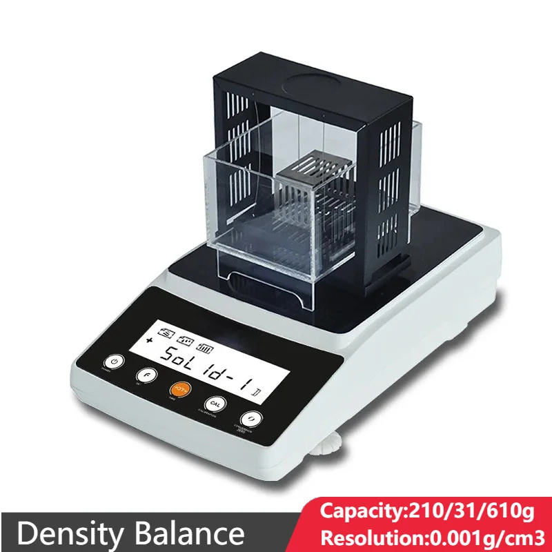 

210g 0.001g Density Balance Precision Automatic Electronic Weighing Equipment High Readability JA203M