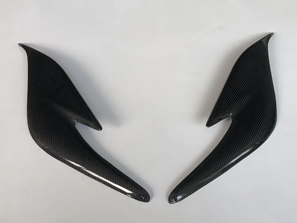 Real Carbon Fiber for Toyota Prius ZW30 JDM 2012-2015 Car Front FogLamp Cover Trim Strip Bumper Lip Canard Decoration Accessorie view 5