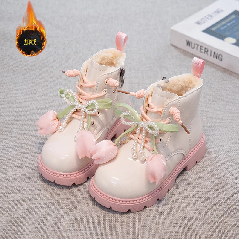 2025 nouveau automne filles bottines enfants chaussures courtes mode Design mignon enfants décontracté quotidien marche Sneaker filles chaussures