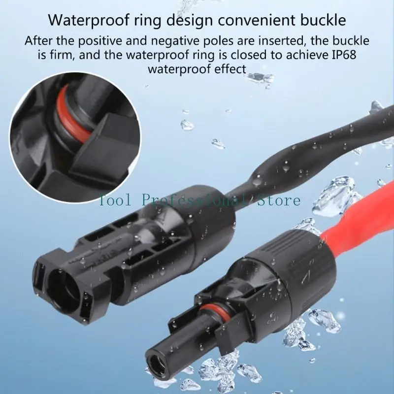57QF Flexible Cable set Solar Panel Flat Cable Solar Cable Window Feed-Through Not Wall Drilling Required for Installation