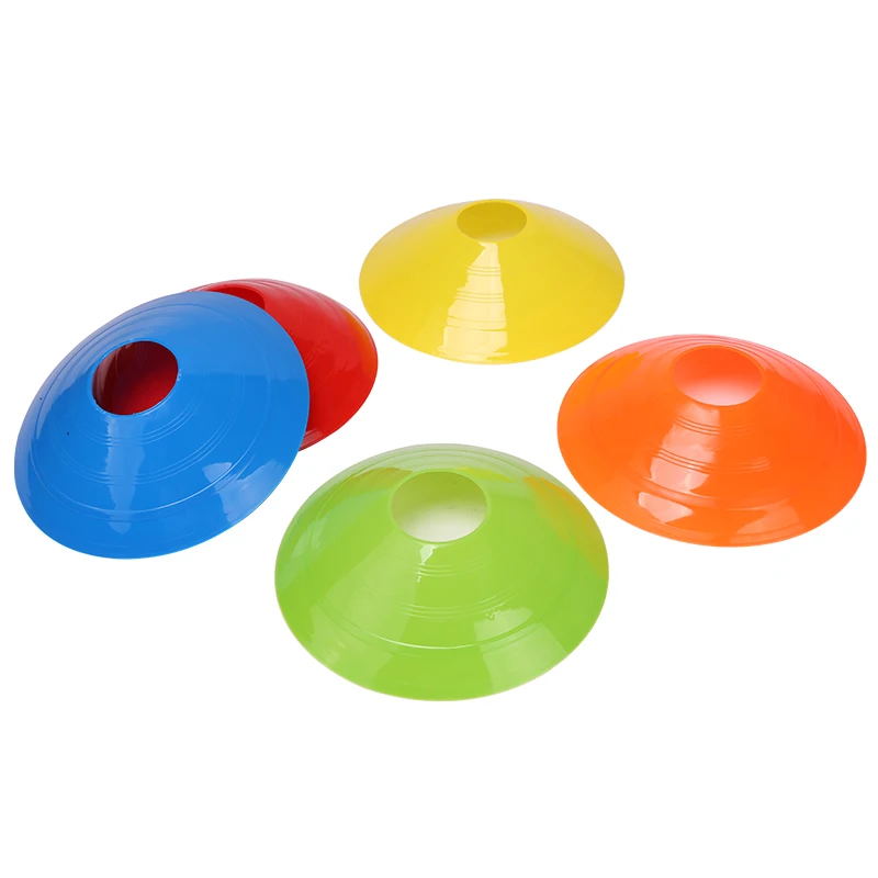 

10Pcs Football Training Disc High Quality Bodybuilding Agility Disc Cones Field Marker Soccer Cones Sports Training Equipment