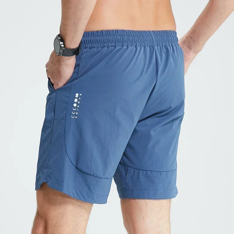 Letnie męskie sportowe spodenki do biegania siłownia Jogging trening pot Outdoor szybkoschnące spodnie dresowe męskie oddychające elastyczne Skorts