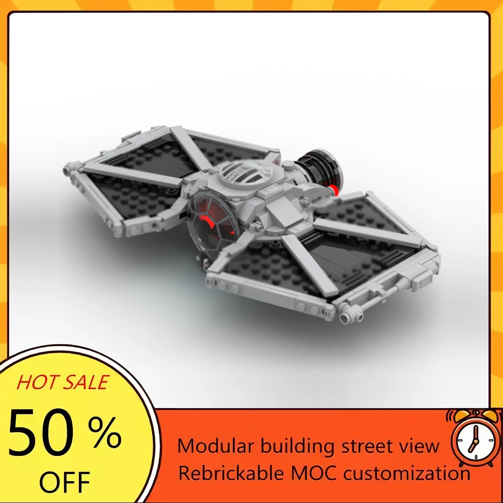 

371PCS Popular Space War Movie Model MOC Building Bricks Spaceship Modular Technology Gifts Holiday Assemble Children Toy Suit