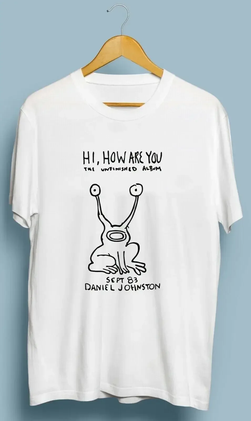 Camiseta vintage para hombre con estampado Daniel Hola como estas Johnston camiseta talla