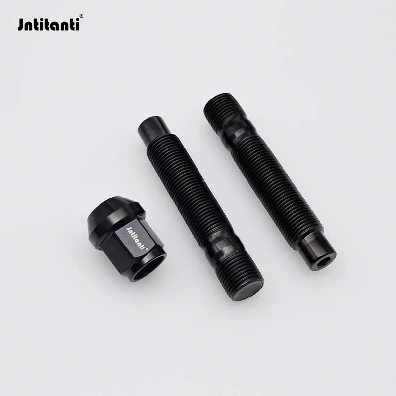 Jntitanti China factory hot sale Gr.5 titanium wheel stud M14X1.5X78  for Jeep, Land rover,Tesla, Cherokee,Jaguar,VW,AUDI, Benz